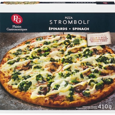 Stromboli Pizza aux épinards 410 g, 0,85 $/100g