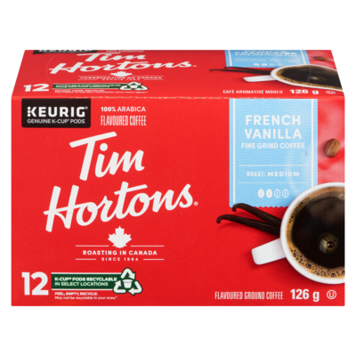 Tim Hortons K-Cup, French Vanilla 12 ea
