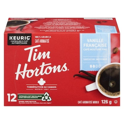 Tim Hortons K-Cup, vanille française 126 g