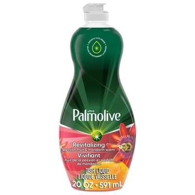 Palmolive Liquide vaisselle palmolive ultra strength, formule améliorée, efficace contre la graisse, technologie anti-odeurs, parfum fruit de la passion et mandarine 591 ml, 0,73 $/100ml