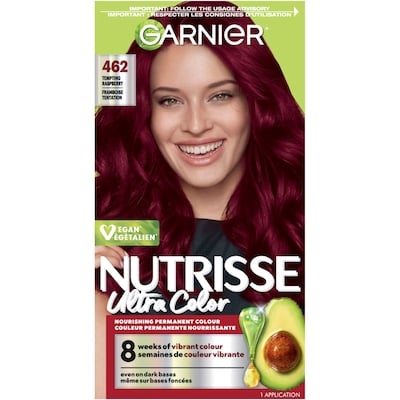 Garnier Nutrisse Ultra Color Coloration Permanente, Framboise Tentation 1 ea, 13,64 $/1ch