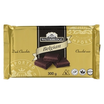 Waterbridge Belgian Dark Chocolate 300 g, $3.33/100g
