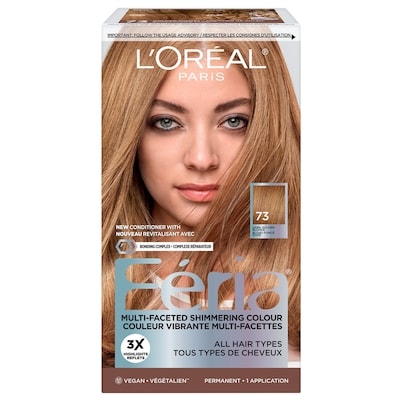 L'Oreal Paris Feria Multi-Faceted Shimmering Colour 73 Dark Golden Blonde 1 ea, $15.99/1ea