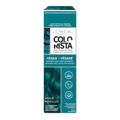 L'Oreal Paris Colorista Semi-Permanent Hair Dye Teal 1 ea, $19.99/1ea