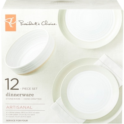 President's Choice Artisanal 12 Piece Set 12x1.0 ea, $5.42/1ea