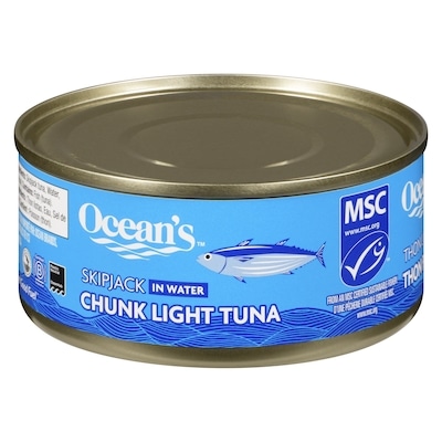 Ocean's Halo Light Tuna Chunk in Water 170 g, $1.35/100g