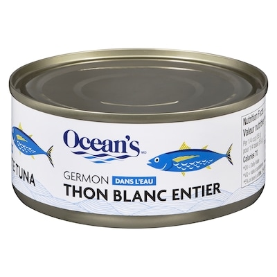 Ocean's Halo Thon blanc entier 170 g, 2,35 $/100g