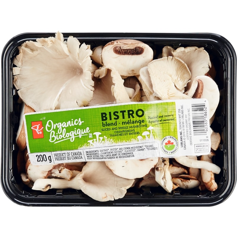 Sliced and Whole Bistro Blend Mushrooms