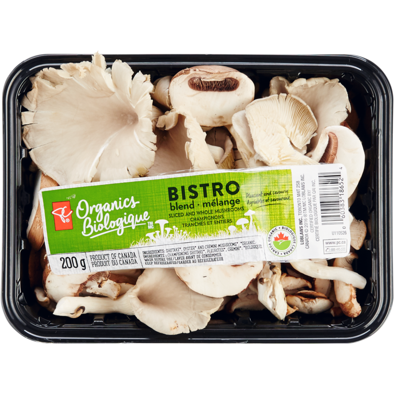 Sliced and Whole Bistro Blend Mushrooms