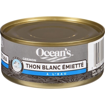 Ocean's Halo Thon blanc émietté 170 g, 2,35 $/100g