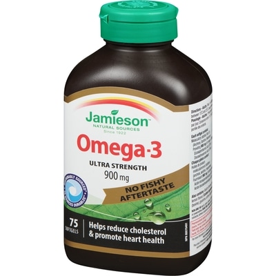 No Fishy Aftertaste Ultra Strength Omega-3 900 mg