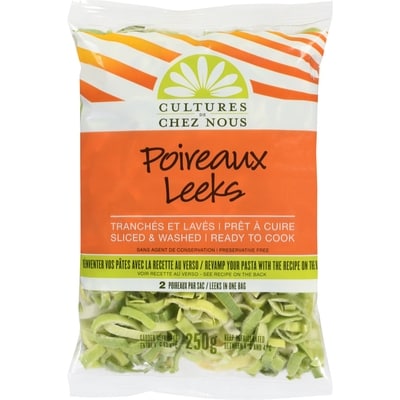 null Sliced Leeks 1 ea, $3.99/1ea