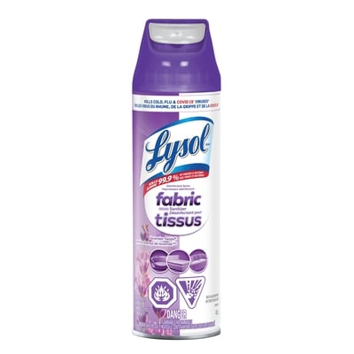 Lysol Disinfectant Spray - Fabric Sanitizer Lavender Fields 425 g, $2.00/100g