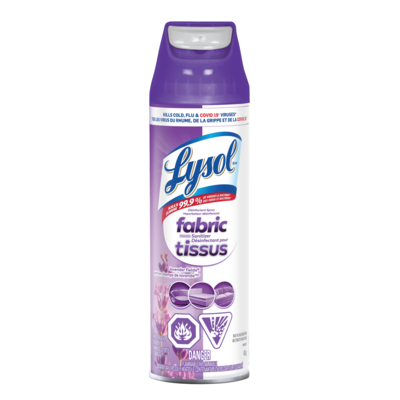 Lysol Disinfectant Spray - Fabric Sanitizer Lavender Fields 425 g, $2.35/100g