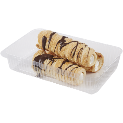 null Cornets à la crème, grands 50 g, 4,00 $/100g