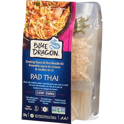 Ensemble sauce de cuisson & nouilles de riz Pad Thai 3 étapes
