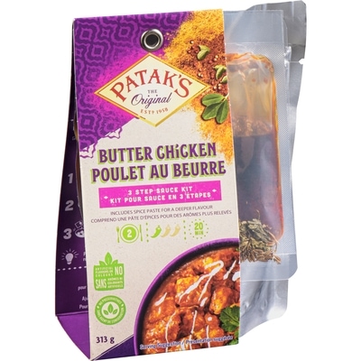 Butter Chicken Cooking Sauce Kit 3 Step