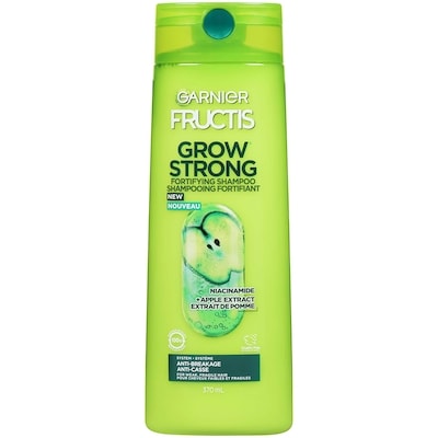 Garnier Fructis Grow Strong Fortifying Shampoo for Healthier, Shinier Hair 370 ml, $1.48/100ml