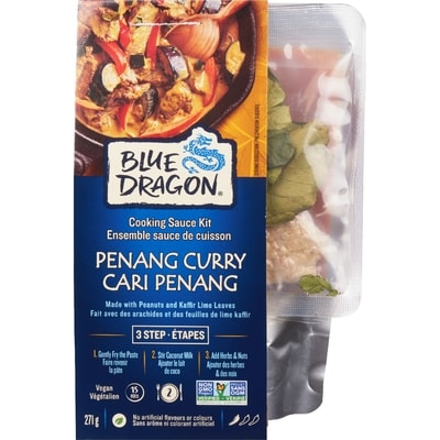 Blue Dragon Penang Curry Cooking Sauce Kit 3 Step 271 g, $2.32/100g