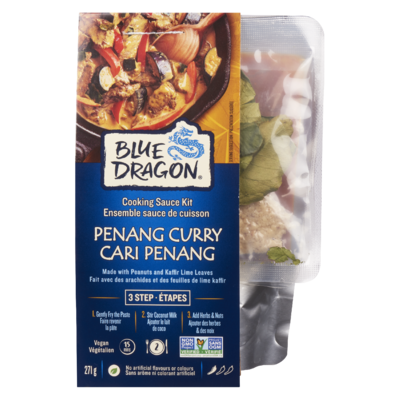 Blue Dragon Ensemble sauce de cuisson 3 étapes Cari Penang 271 g, 2,32 $/100g
