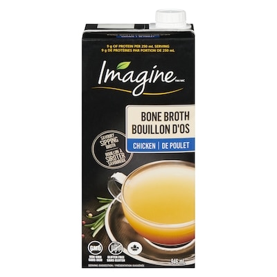 Imagine Chicken Bone Broth 1 l, $0.45/100ml