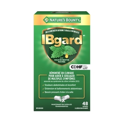 IBGard éprouvé en clinique pour soulager les symptômes du sci 48 ea, 0,73 $/1ch