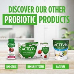 Oigurt サプリメント Activia Probiotic Yogurt, Lactose Free, Lemon-Lime/Pomegranate