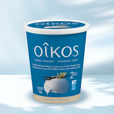 Greek Yogurt, Vanilla, Blended, 2% M.F.