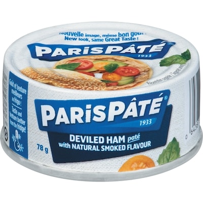 Paris Pâté Deviled Ham Spread 78 g, $2.56/100g