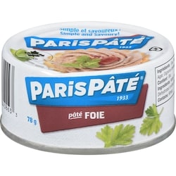 Paris Pâté Pâté de foie Paris Pâté 78 g, 1,28 $/100g