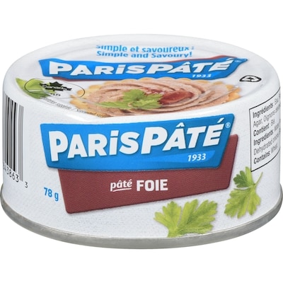 Paris Pâté Pâté de foie Paris Pâté 78 g, 1,92 $/100g