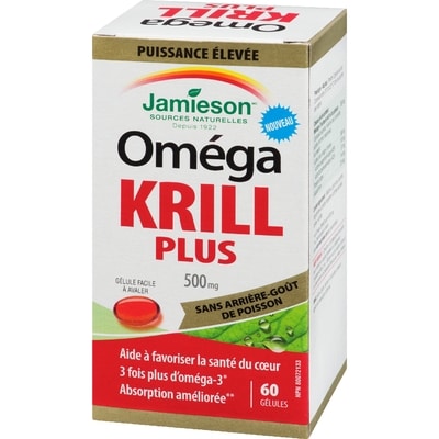 Oméga Krill Plus 500 mg