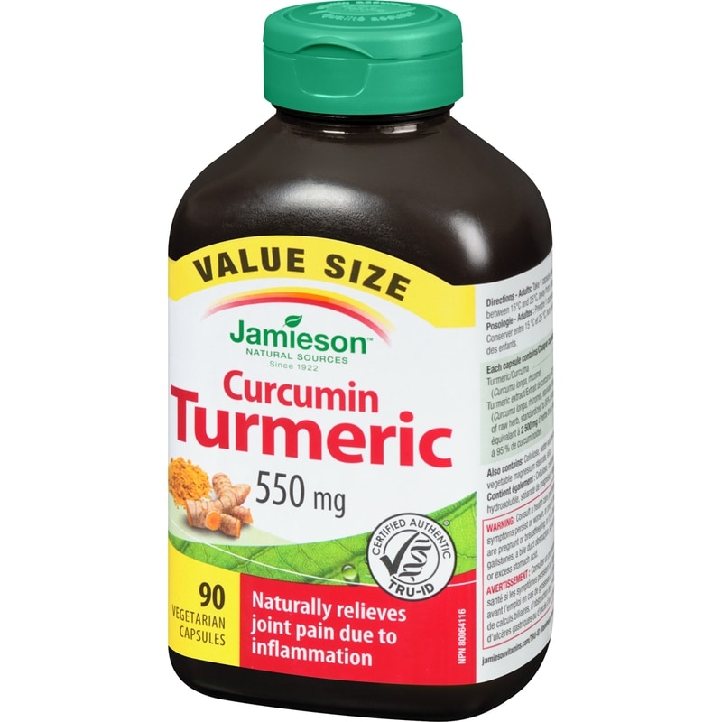 Turmeric Curcumin 550 mg Value Size