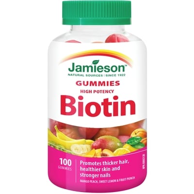 Jamieson High Potency Biotin Gummies 100 ea, $0.20/1ea