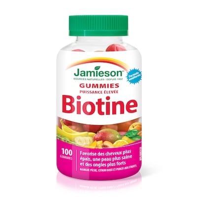 Jamieson Gummies de Biotine Puissance Élevée 100 ea, 0,23 $/1ch