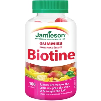 Jamieson Gummies de Biotine Puissance Élevée 100 ea, 0,12 $/1ch