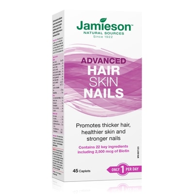 Jamieson Hair, Skin, Nails Advanced Caplets 45 ea, $0.33/1ea