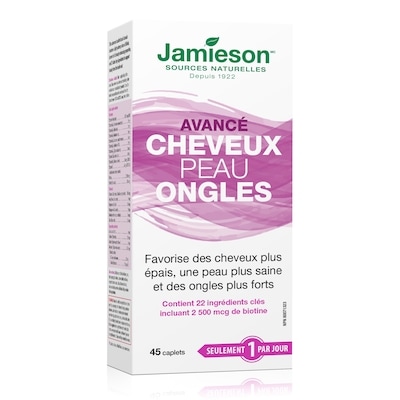 Jamieson Cheveux peau ongles | Avancée 45 ea, 0,54 $/1ch