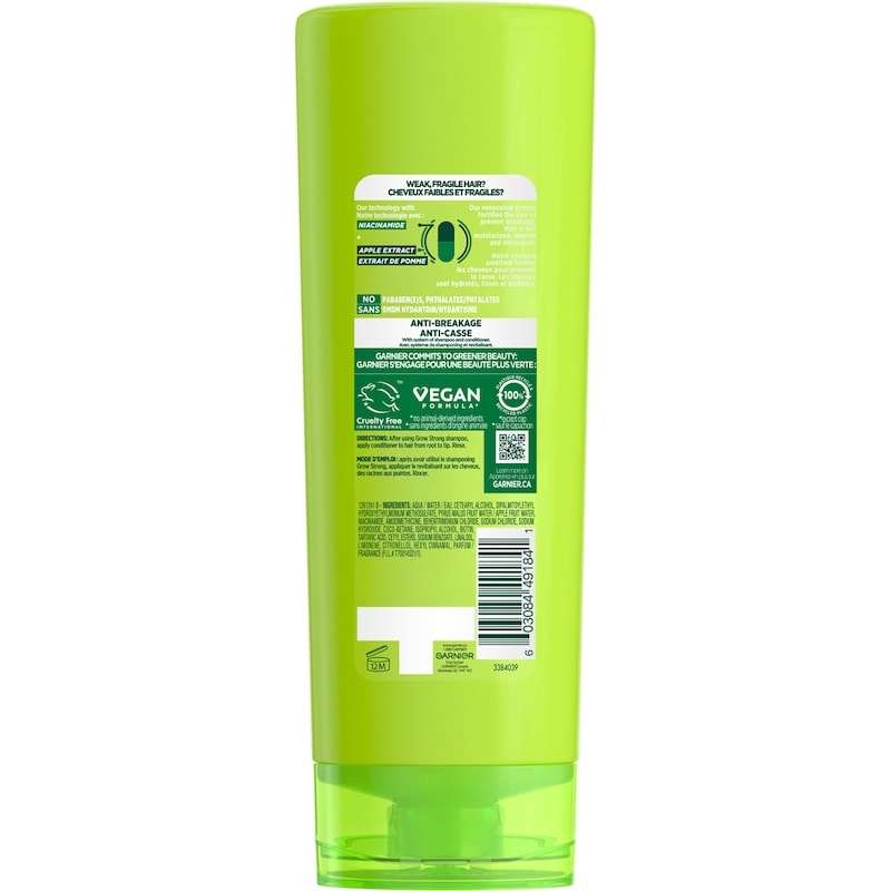 Fructis Grow Strong Fortifying Conditioner for Healthier, Shinier Hair