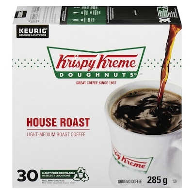 Krispy Kreme Doughnuts Value Pack Light Roast Coffee 30 K-Cup Pods 30 ea, $0.63/1ea