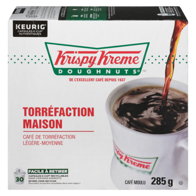 Krispy Kreme Doughnuts Format Économique Café de Torréfaction Légère 30 K-Cup Capsules 30 ea, 0,87 $/1ch