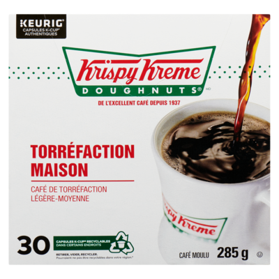 Doughnuts Format Économique Café de Torréfaction Légère 30 K-Cup Capsules