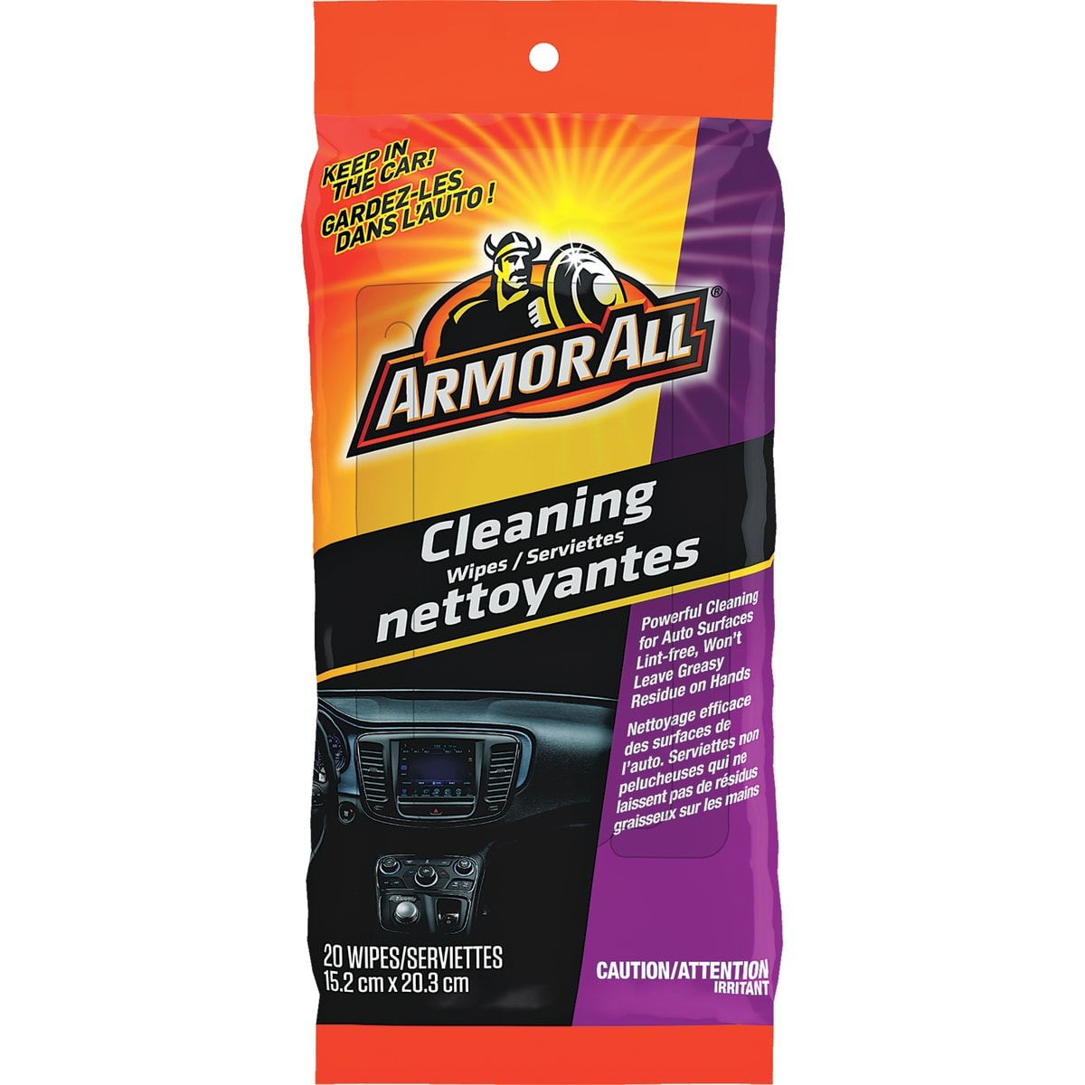 Armor All Cleaning Wipes 1 ea, $0.50/1ea