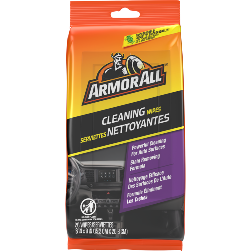 Car Cleaning Wipes - 20 Count.