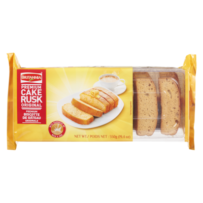 Britannia Cake Rusk 550 g, $1.00/100g