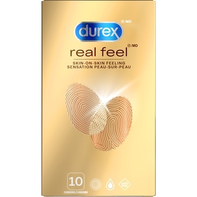 Durex Condoms Durex Real Feel sans latex (emballage de 10) 1 ea, 13,99 $/1ch