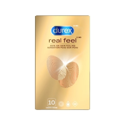 Durex Condoms sans latex en polyisoprène Real Feel 1 ea, 14,49 $/1ch