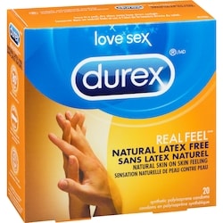 Durex Real Feel Polyisoprene Latex-Free Condoms - 20 ea | Atlantic