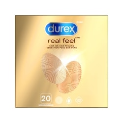 Durex Condoms sans latex en polyisoprène Real Feel 20 ea, 0,92 $/1ch