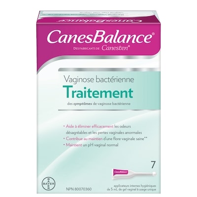 Canesten Gel vaginal pour le traitement de la vaginose bactérienne 1 ea, 24,49 $/1ch